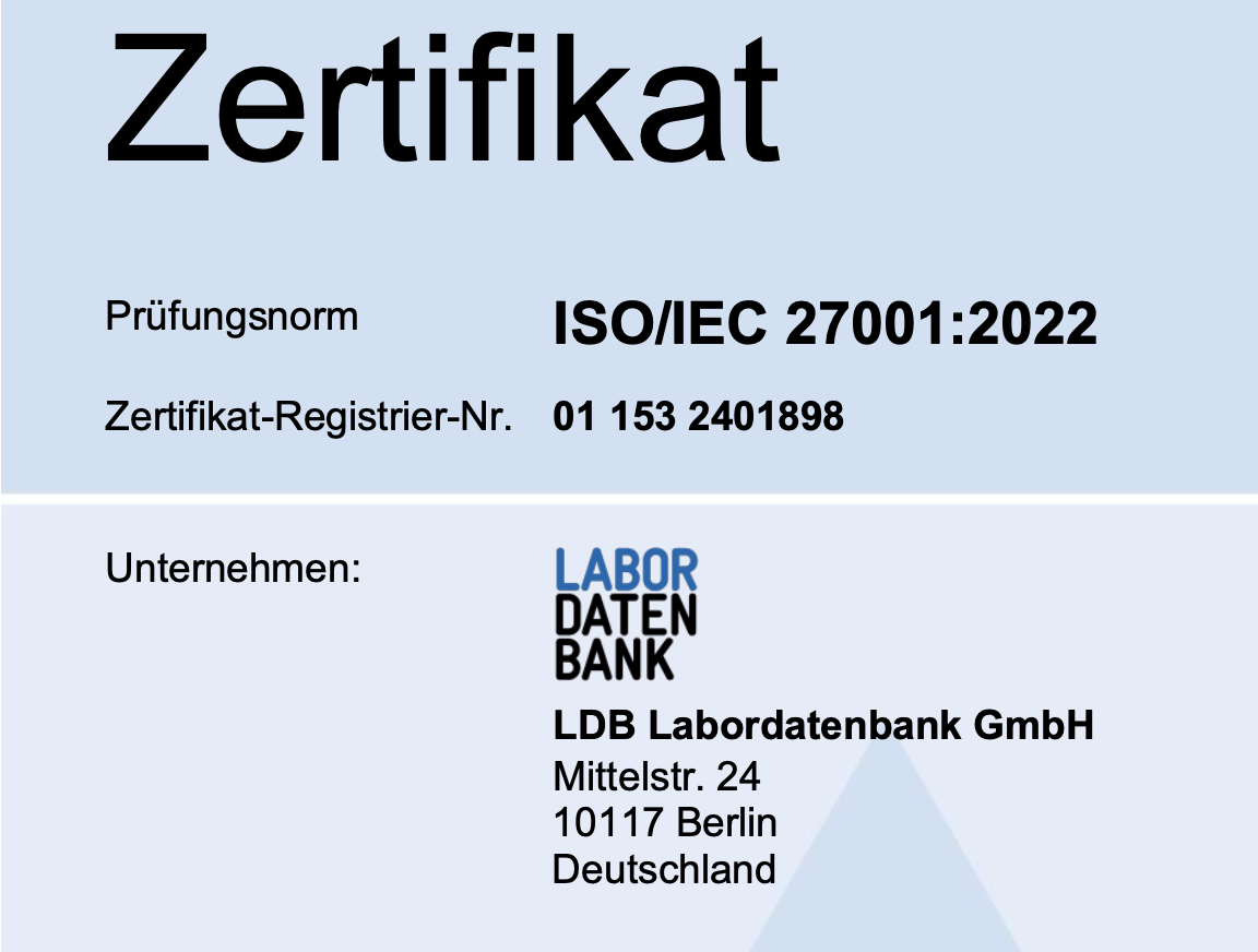 ISO 27001-Zertifizierung