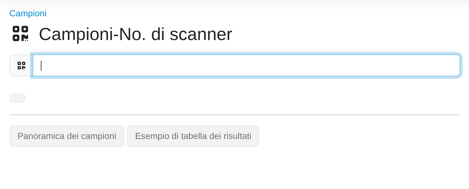 Scansionare campioni in LDB LIMS con codici a barre e QR