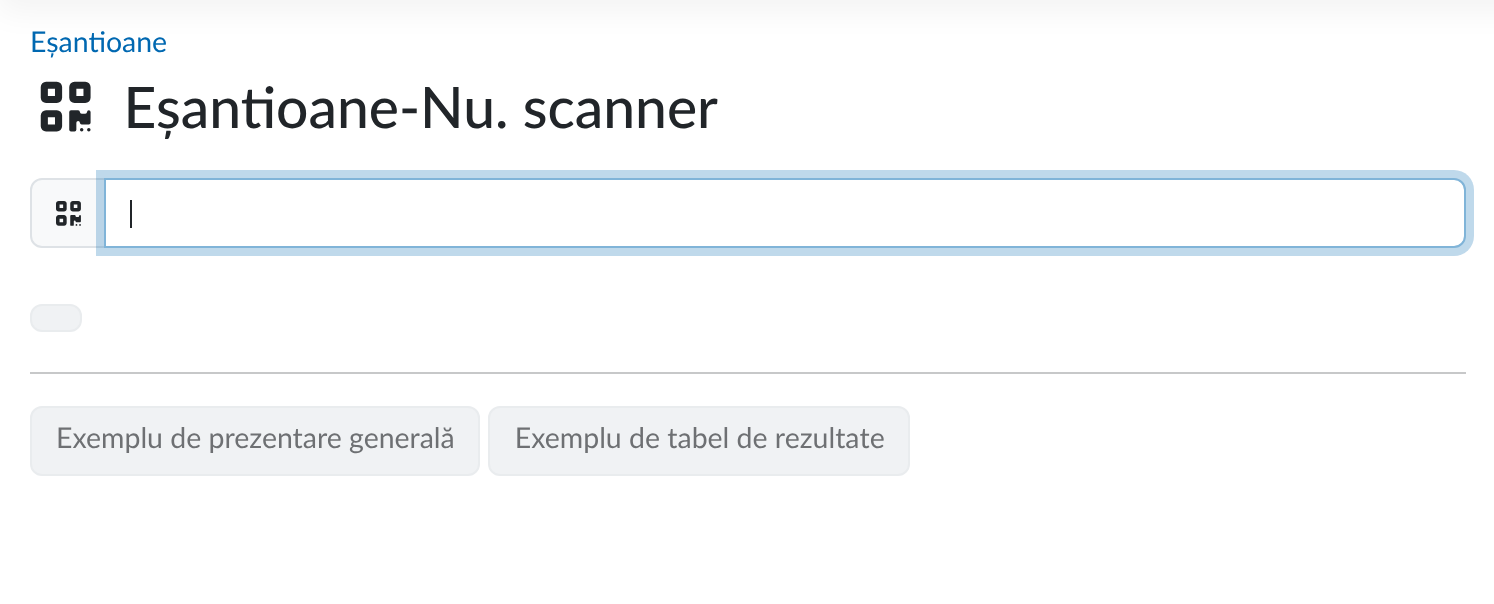 Scanarea probelor în LDB-LIMS folosind coduri de bare și coduri QR