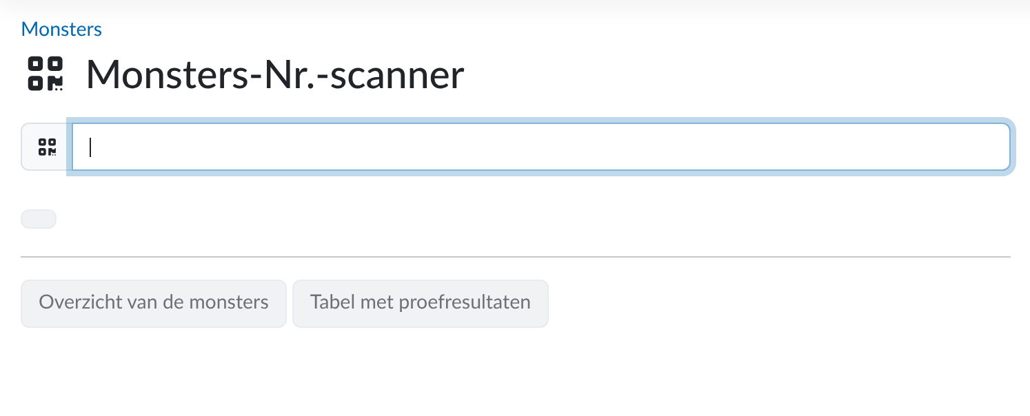 Monsters in LDB-LIMS scannen met barcodes en QR-codes